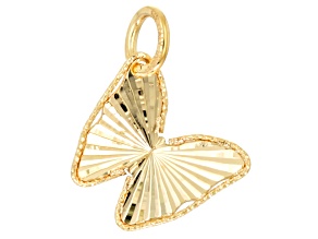 14K Yellow Gold Raggio Butterfly Pendant