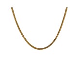 14k Yellow Gold 3mm Semi-Solid Franco Chain
 20"