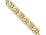 14k Yellow Gold 4.75mm Semi-Solid Mariner Chain 18 inch