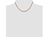 14k Yellow Gold 3.20mm Semi-Solid Mariner Chain 16 inch