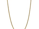 14k Yellow Gold 3.20mm Semi-Solid Mariner Chain 22 inch