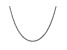 14k White Gold 2.5mm Semi-Solid Curb Link Chain
 16"