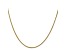 14k Gold Semi-Solid 1.55 mm Wheat Chain 24"