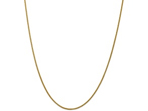 14k Gold Semi-Solid 1.55mm Wheat Chain 22"