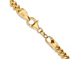 14k Yellow Gold 3.7mm Semi-Solid Franco Chain
 22"