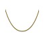 14k Yellow Gold 1.5mm Hollow Round Box Chain
 16"