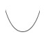 14k White Gold 1.5mm Hollow Round Box Chain
 20"