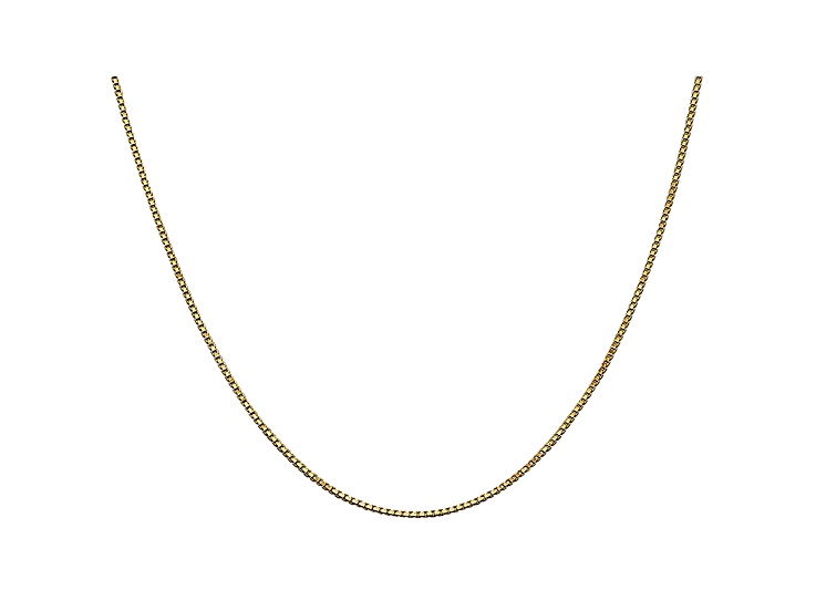 14k Yellow Gold 1.0mm Box Chain 20"