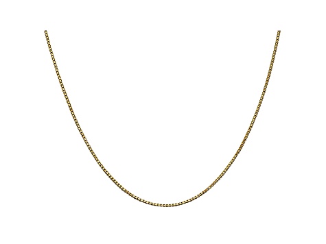 14k Yellow Gold 1.0mm Box Chain 24"