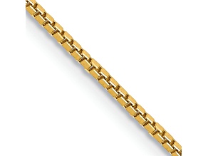 14k Yellow Gold 1.0mm Box Chain 14"