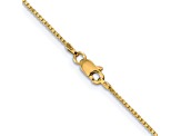 14k Yellow Gold 1.0mm Box Chain 28"