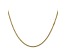 14k Yellow Gold 1.5mm Box Chain 18"