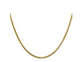 14k Yellow Gold 1.9mm Box Chain 16"