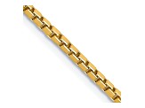 14k Yellow Gold 1.9mm Box Chain 16"