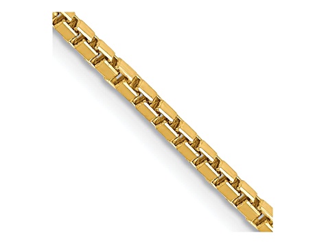 14k Yellow Gold 1.9mm Box Chain 24