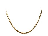 14k Yellow Gold 2.5mm Box Chain 20"