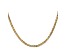 14k Yellow Gold 3mm Concave Mariner Chain 24 inch