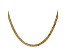 14k Yellow Gold 3.2mm Beveled Curb Chain 24"