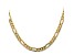 14k Yellow Gold 5.50mm Concave Open Figaro Chain 22"