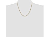 14k Yellow Gold 1.7mm Polished Singapore Chain 20"