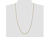 14k Yellow Gold 1.7mm Polished Singapore Chain 30"