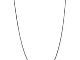 14k White Gold 1.8mm Solid Diamond Cut Wheat Chain 14 inches