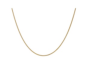 14k Yellow Gold 1mm Solid Polished Wheat Chain 20 inches