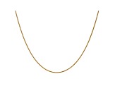 14k Yellow Gold 1mm Solid Polished Wheat Chain 24 inches