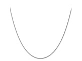 14k White Gold 1mm Wheat Pendant Chain 16 inches