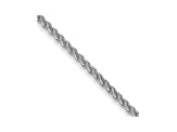 14k White Gold 1mm Wheat Pendant Chain 16 inches