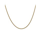 14k Yellow Gold 1.5mm Cable Chain 16 Inches