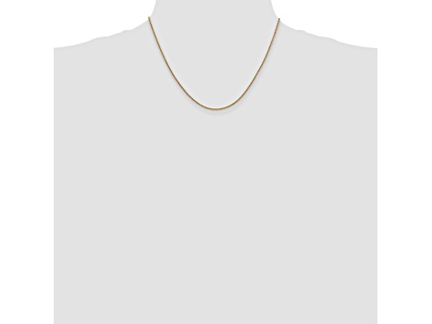 14k Yellow Gold 1.5mm Cable Chain 18 Inches