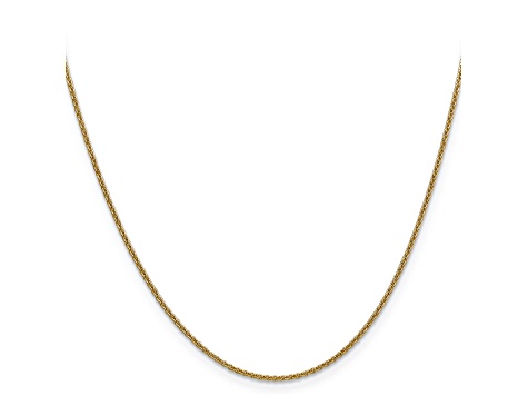 14k Yellow Gold 1.5mm Cable Chain 20 Inches