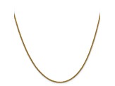 14k Yellow Gold 1.5mm Cable Chain 24 Inches