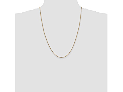 14k Yellow Gold 1.5mm Cable Chain 24 Inches