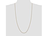 14k Yellow Gold 1.5mm Cable Chain 30 Inches