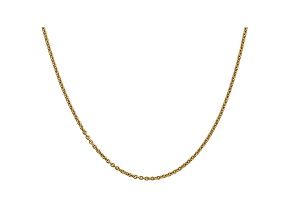14k Yellow Gold 1.8mm Solid Polished Cable Chain 16 Inches