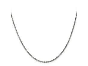 14k White Gold 1.80 mm Cable Chain 20 Inches