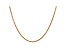 14k Yellow Gold 2.2mm Solid Polished Cable Chain 20 Inches