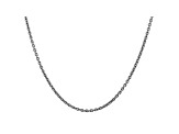14k White Gold 2.20mm Cable Chain 20 Inches