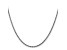 14k White Gold 2.20mm Cable Chain 24 Inches