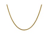 14k Yellow Gold 2.8mm Wheat Chain 16 Inches