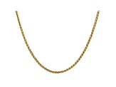 14k Yellow Gold 2.8mm Wheat Chain 18 Inches