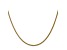 14k Yellow Gold 1mm Solid Polished Wheat Chain 30 Inches