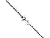 14k White Gold 1mm Wheat Pendant Chain 16 Inches