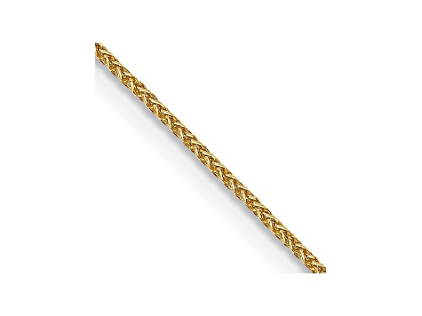 14k Yellow Gold 0.80mm Wheat Pendant Chain 24 Inches