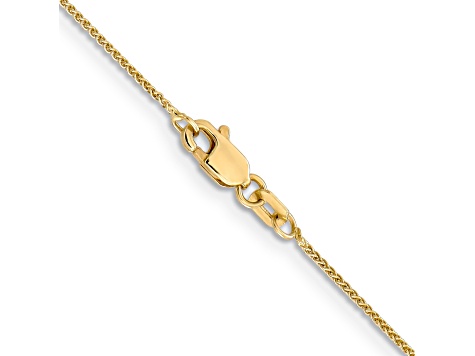 14k Yellow Gold 0.80mm Wheat Pendant Chain 30 Inches