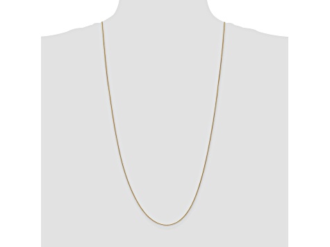 14k Yellow Gold 0.80mm Wheat Pendant Chain 30 Inches