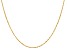 14k Yellow Gold 1.1mm Diamond Cut Singapore Chain 20 Inches