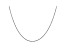 14k White Gold 1.1mm Polished Baby Rope Chain 16 Inches